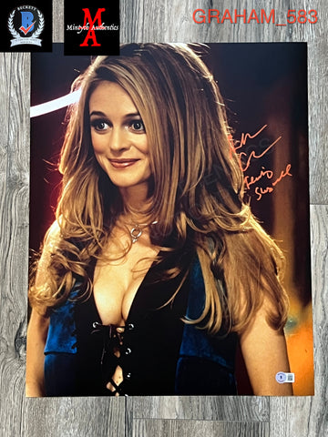 GRAHAM_583 - 16x20 Photo Autographed By Heather Graham