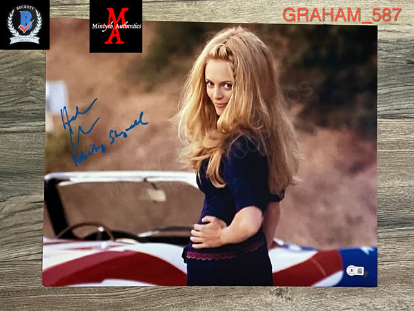 GRAHAM_587 - 16x20 Photo Autographed By Heather Graham – Mintych
