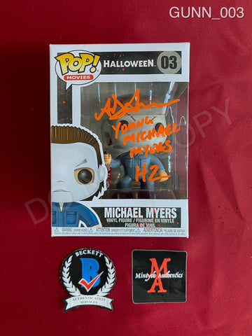 GUNN_003 - Halloween 02 Michael Myers Funko Pop! Autographed By Adam Gunn