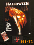 H1_12 - 16x20 Photo Autographed By 4 Michael Myers