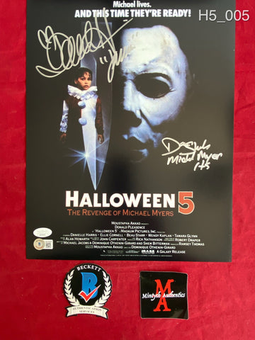 H5_005 - 11x14 Photo Autographed By Don Shanks & Danielle Harris