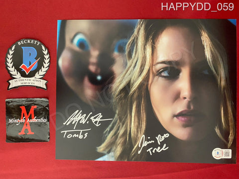 HAPPYDD_059 - 8x10 Photo Autographed By Jessica Rothe & Rob Mello