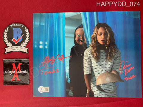 HAPPYDD_074 - 8x10 Photo Autographed By Jessica Rothe & Rob Mello