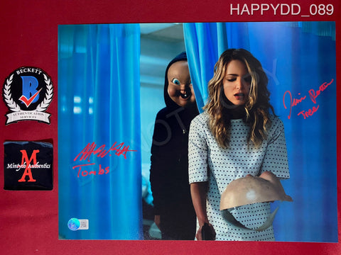 HAPPYDD_089 - 11x14 Photo Autographed By Jessica Rothe & Rob Mello