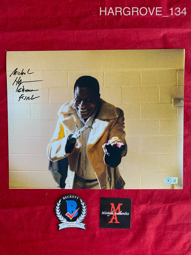HARGROVE_134 11x14 Photo Autographed By Michael Hargrove Mintych