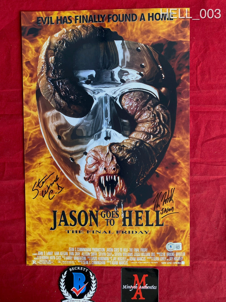 HELL_003 - 11x17 Photo Autographed By Kane Hodder & Steven Williams ...