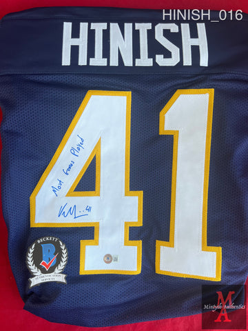 HINISH_016 - Kurt Hinish Notre Dame Custom Jersey Autographed By Kurt Hinish