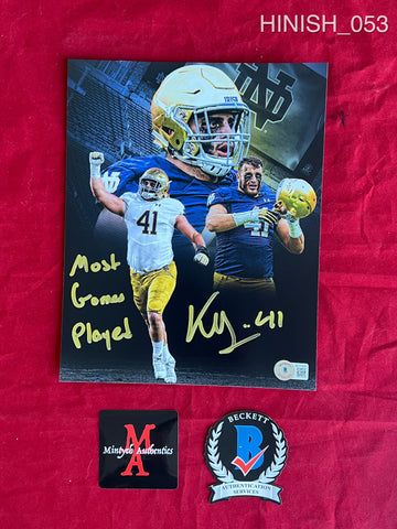 HINISH_053 - 8x10 Photo Autographed By Kurt Hinish