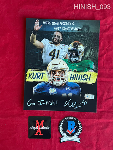 HINISH_093 - 8x10 Photo Autographed By Kurt Hinish