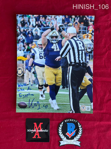 HINISH_106 - 8x10 Photo Autographed By Kurt Hinish