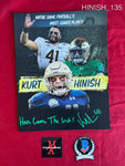 HINISH_135 - 11x14 Photo Autographed By Kurt Hinish