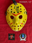 HODDER_127 - Jason Voorhees Mask Autographed By Kane Hodder