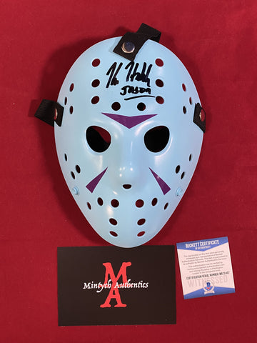 HODDER_407 - Jason Voorhees NES Custom 13X Studios Mask Autographed By Kane Hodder