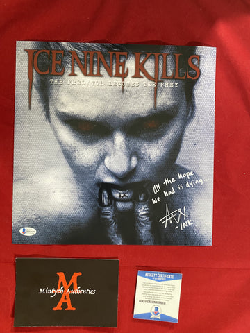 INK_223 - 12x12 Photo Autographed By Spencer Charnas of Ice Nine Kills