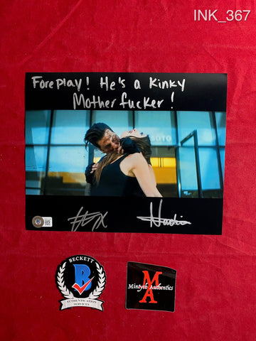INK_367 - 8x10 Photo Autographed By Spencer Charnas & Nadia Teichmann
