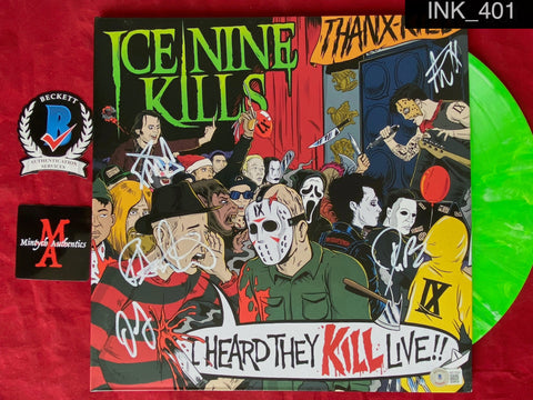 INK_401 - Ice Nine Kills - I Heard They KILL Live Vinyl Record Autographed By Ice Nine Kills