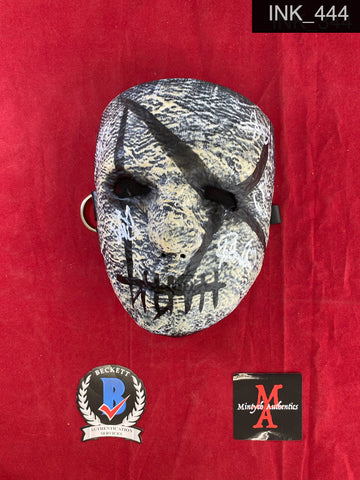 INK_444 - INK - The Silence Trick Or Treat Studios Mask Autographed By Ice Nine Kills
