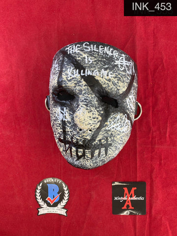 INK_453 - INK - The Silence Trick Or Treat Studios Mask Autographed By Ice Nine Kills