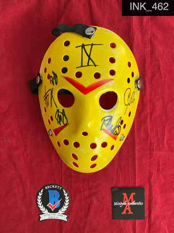 INK_462 - Jason Hockey Mask Autographed By Ice Nine Kills