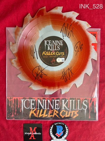 INK_528 - Ice Nine Kills "Killer Cuts" Vinyl Record Autographed By Ice Nine Kills members Spencer Charnas, Dan Sugarman, Joe Occhiuti, Ricky Armellino & Patrick Galante