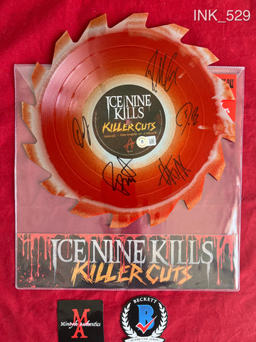 INK_529 - Ice Nine Kills "Killer Cuts" Vinyl Record Autographed By Ice Nine Kills members Spencer Charnas, Dan Sugarman, Joe Occhiuti, Ricky Armellino & Patrick Galante