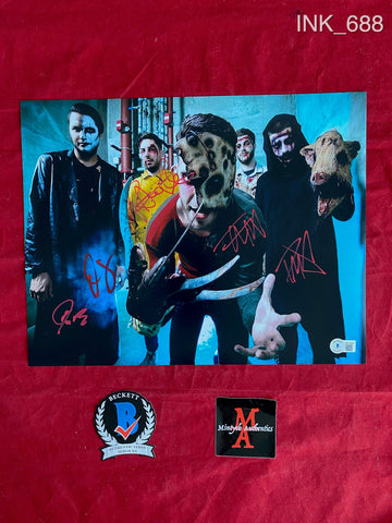 INK_688 - 11x14 Photo Autographed By Ice Nine Kills