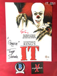 IT_051 - 11x14 Photo Autographed By Tim Curry & Tony Dakota