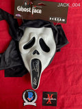 JACK_004 - Ghostface (Fun World) Mask Autographed By Jack Quaid