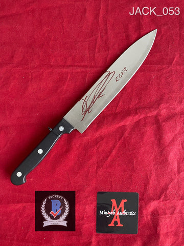 JACK_053 - Real 8" Butchers Knife Autographed By Jack Quaid