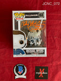 JCNC_072 - Halloween 03 Michael Myers  Funko Pop! Autographed By Nick Castle & James Jude Courtney
