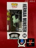 JDP_003 - The Munsters 868 Herman Munster Walgreens Exclusive Funko Pop! Autographed By Jeff Daniel Phillips