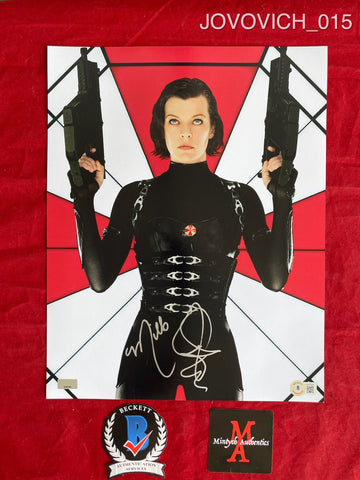 JOVOVICH_015 - 11x14 Photo Autographed By Milla Jovovich