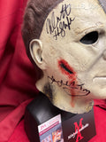 KILLS_034 - Michael  Myers Halloween Kills Trick Or Treat Studios Mask Autographed By Nick Castle & James Jude Courtney