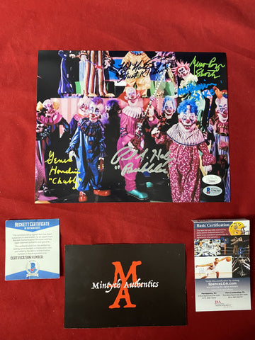 KKFOS_009 - 8x10 Photo Autographed By Five Killer Klowns Cast Members