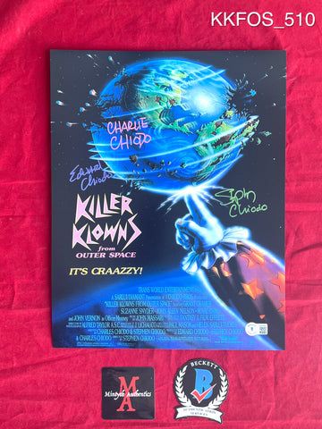 KKFOS_510 - 11x14 Photo Autographed By The Chiodo Brothers