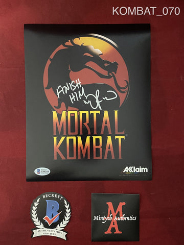 KOMBAT_070 - 8x10 Photo Autographed By Daniel Pesina