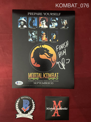 KOMBAT_076 - 8x10 Photo Autographed By Daniel Pesina