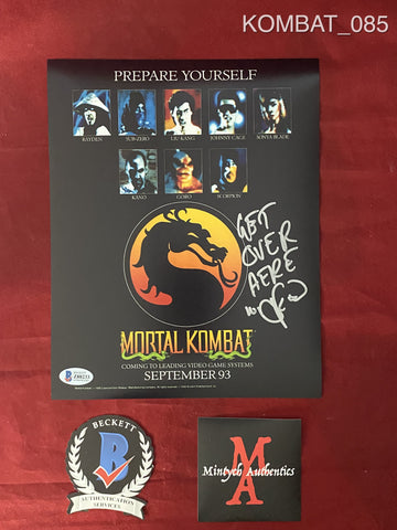 KOMBAT_085 - 8x10 Photo Autographed By Daniel Pesina