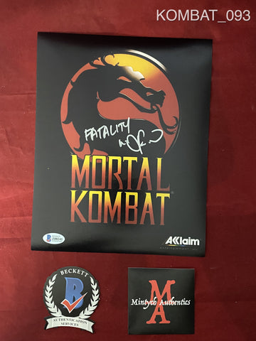 KOMBAT_093 - 8x10 Photo Autographed By Daniel Pesina