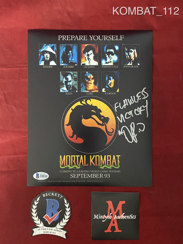 KOMBAT_112 - 8x10 Photo Autographed By Daniel Pesina