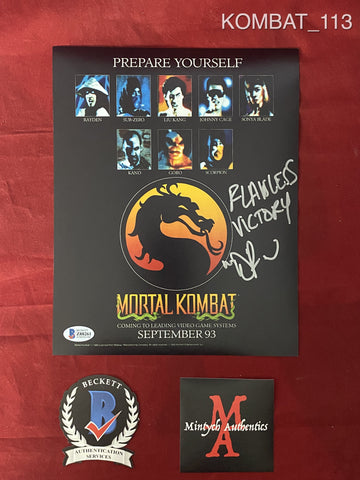 KOMBAT_113 - 8x10 Photo Autographed By Daniel Pesina