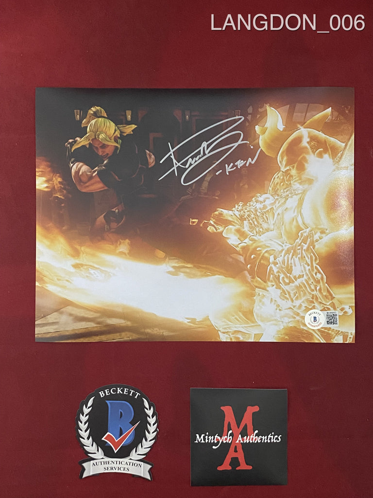 LANGDON_006 8x10 Photo Autographed By Ruben Langdon Mintych Authentics