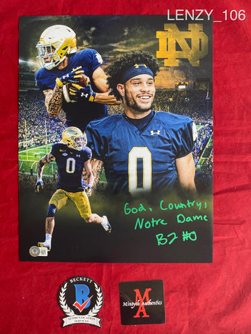 LENZY_106 - 11x14 Photo Autographed By Braden Lenzy