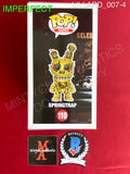 LILLARD_007 - Five Nights At Freddy's 110 Springtrap FLOCKED GameStop Exlusive Funko Pop! (IMPERFECT) Autographed By Matthew Lillard