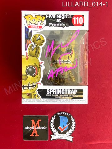 LILLARD_014 - Five Nights At Freddy's "The Twisted Ones" 15 Twisted Freddy Funko Pop! Autographed By Matthew Lillard