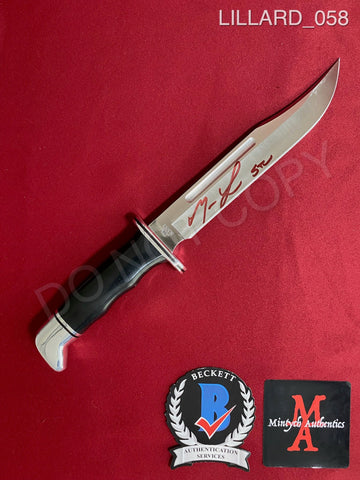 LILLARD_058 - Buck 120 Knife Autographed By Matthew Lillard