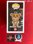 LILLARD_081 - Five Nights At Freddy's 111 Nightmare Freddy Funko Pop! Autographed By Matthew Lillard