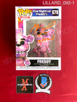 LILLARD_092 - Five Nights At Freddy's 878 Freddy Funko Pop! Autographed By Matthew Lillard