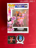 LILLARD_092 - Five Nights At Freddy's 878 Freddy Funko Pop! Autographed By Matthew Lillard