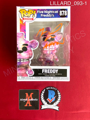 LILLARD_093 - Five Nights At Freddy's 878 Freddy Funko Pop! Autographed By Matthew Lillard